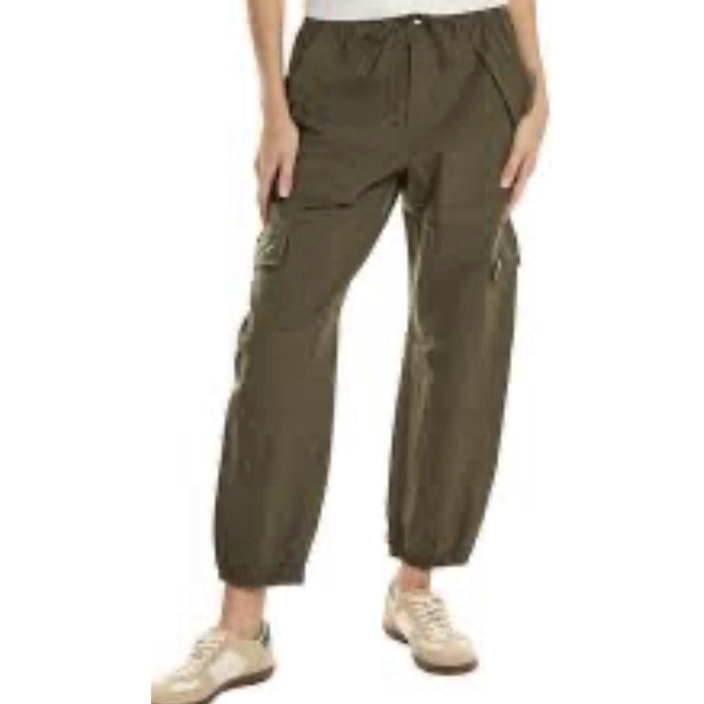 Cabi Quantum Cargo Pants Women's XS Army Green Drawstring Pockets